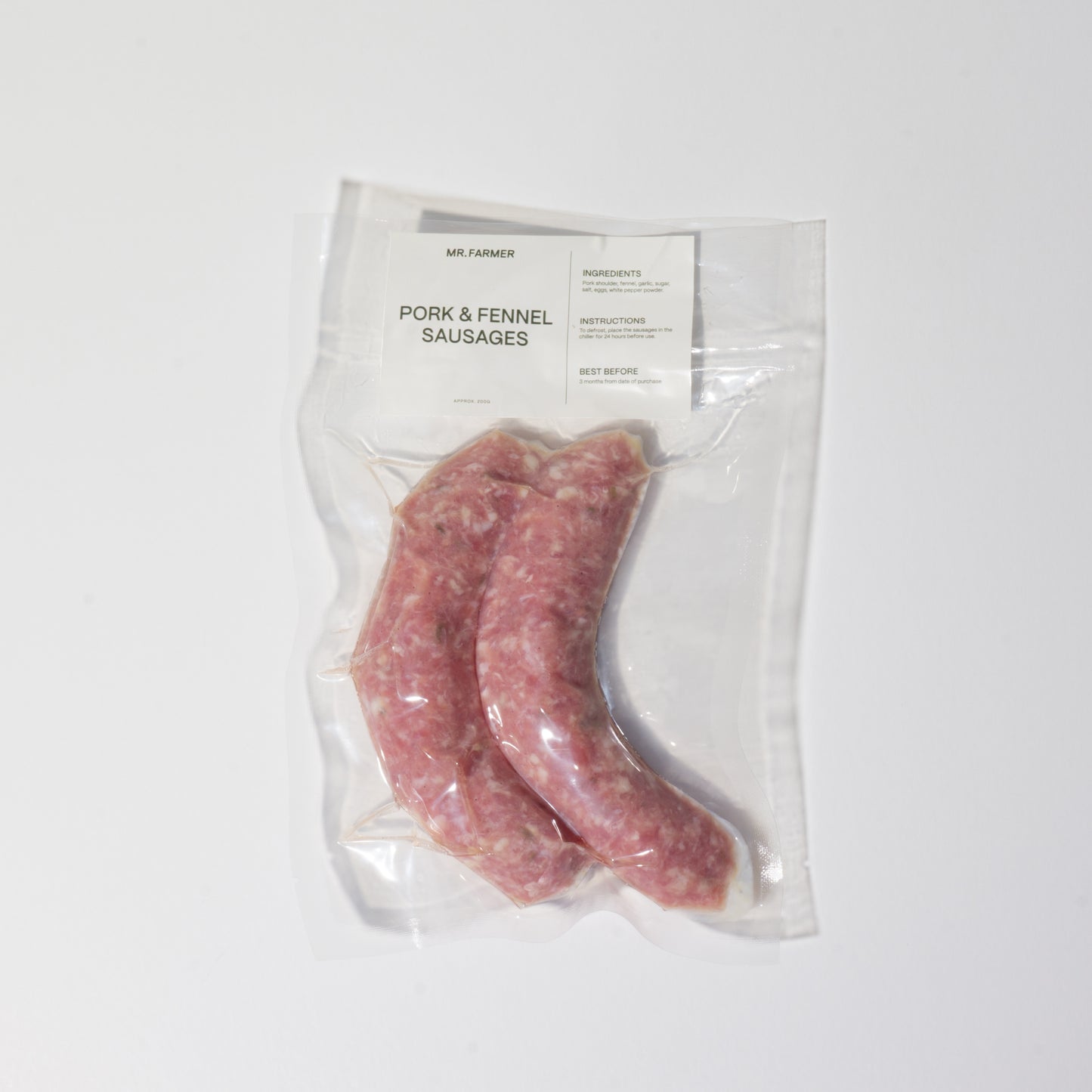 Pork Fennel Sausages