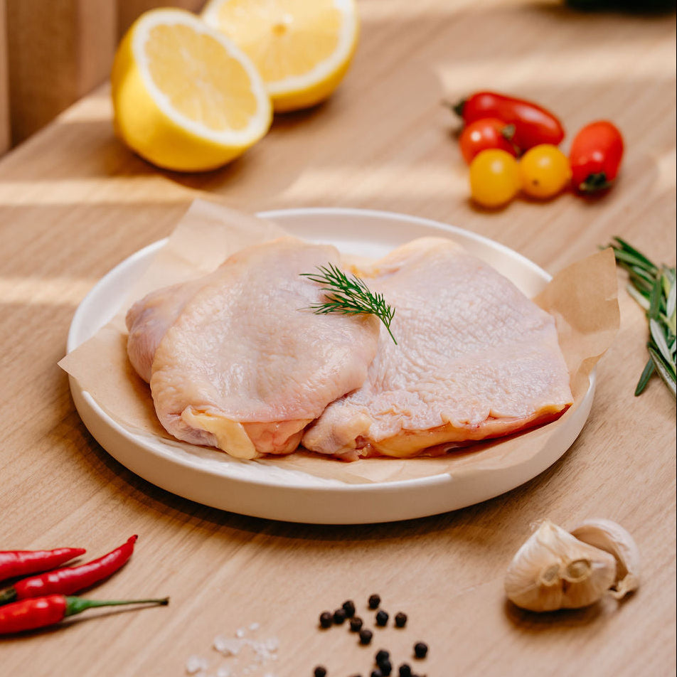 Boneless chicken leg, easy to cook
